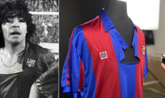 $180.000 sætter ny rekord for en Maradona-klubtrøje