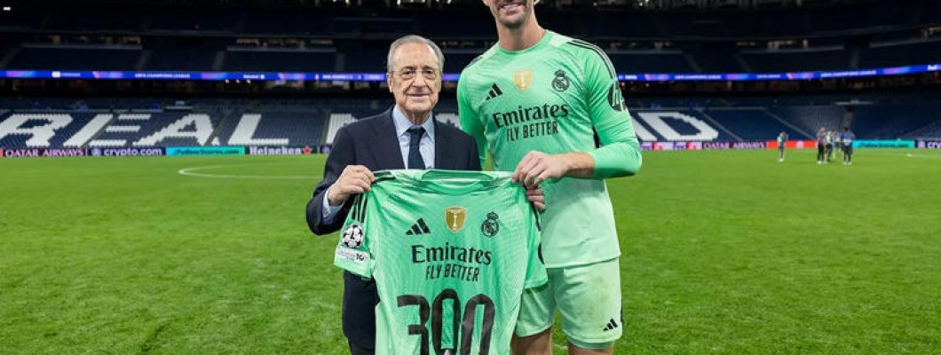 Courtois fejrede et særligt øjeblik mod Juventus