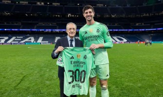 Courtois fejrede et særligt øjeblik mod Juventus