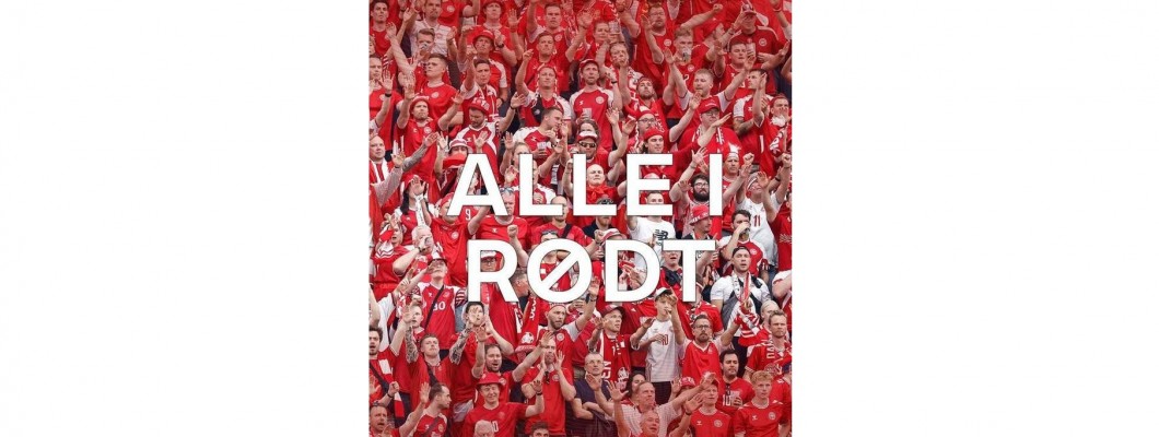Danmark opfordrer fans til at bære røde trøjer for at juble