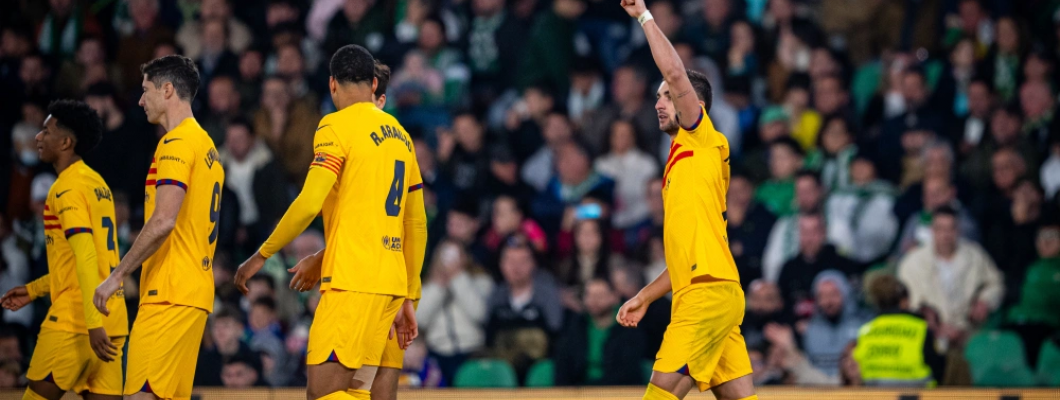 FC Barcelona besejrede Real Betis med 4-2 i stoppetiden