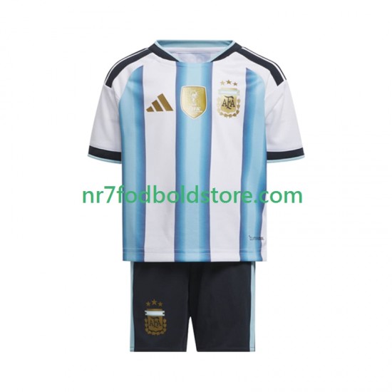 Argentina Trøje Børn Hjemmebane Fodboldsæt VM i fodbold 2026 Kortærmet