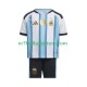 Argentina Trøje Børn Hjemmebane Fodboldsæt VM i fodbold 2026 Kortærmet
