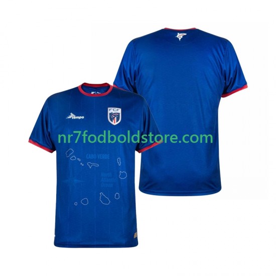 Trøje Cape Verde Mænd Hjemmebane Fodboldsæt 2024-2025 Kortærmet