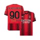 AC Milan Trøje Charles De Ketelaere 90 Mænd Hjemmebane Fodboldsæt 2023-2024 Kortærmet