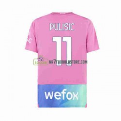 AC Milan Trøje Christian Pulisic 11 Mænd 3. Valg Fodboldsæt 2023-2024 Kortærmet