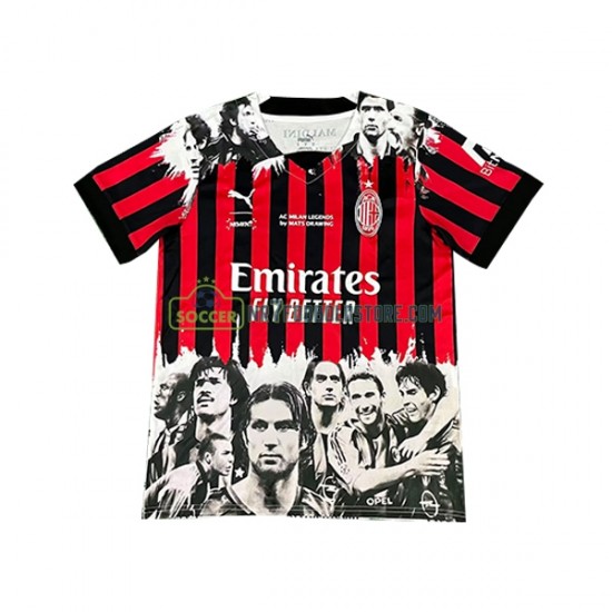 AC Milan Trøje Commemorative Edition Mænd Hjemmebane Fodboldsæt 2022-2023 Kortærmet