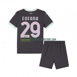 AC Milan Trøje Fofana 29 Børn 3. Valg Fodboldsæt 2024-2025 Kortærmet