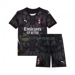 AC Milan Trøje Målmand Børn Hjemmebane Fodboldsæt 2024-2025 Kortærmet