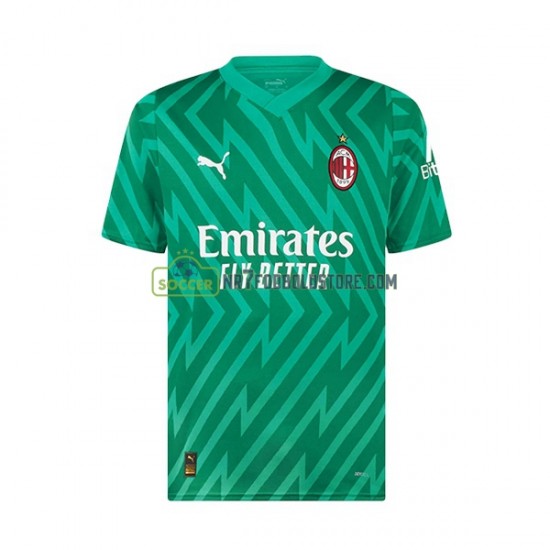 AC Milan Trøje Mike Maignan 16 Målmand Mænd Hjemmebane Fodboldsæt 2023-2024 Kortærmet