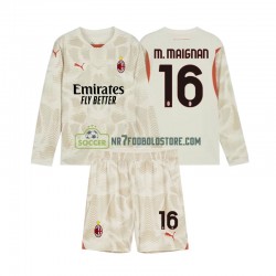 AC Milan Trøje Mike Maignan 16 Målmand Børn 3. Valg Fodboldsæt 2024-2025 Langærmet