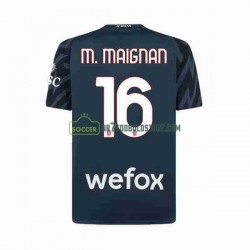 AC Milan Trøje Mike Maignan 16 Målmand Mænd 3. Valg Fodboldsæt 2023-2024 Kortærmet