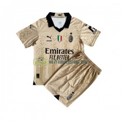 AC Milan Trøje Special Målmand Børn Hjemmebane Fodboldsæt 2022-2023 Kortærmet