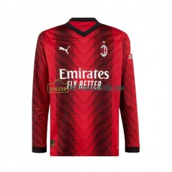 AC Milan Trøje Mænd Hjemmebane Fodboldsæt 2023-2024 Langærmet