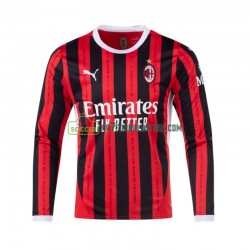 AC Milan Trøje Mænd Hjemmebane Fodboldsæt 2024-2025 Langærmet