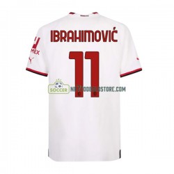 AC Milan Trøje Ibrahimović 11 Mænd Udebane Fodboldsæt 2022-2023 Kortærmet