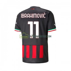 AC Milan Trøje Ibrahimović 11 Mænd Hjemmebane Fodboldsæt 2022-2023 Kortærmet