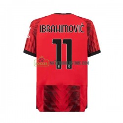 AC Milan Trøje Ibrahimović 11 Mænd Hjemmebane Fodboldsæt 2023-2024 Kortærmet