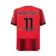 AC Milan Trøje Ibrahimović 11 Mænd Hjemmebane Fodboldsæt 2023-2024 Kortærmet