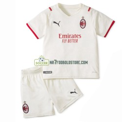 AC Milan Trøje Børn Udebane Fodboldsæt 2021-2022 Kortærmet 