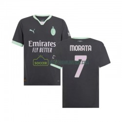 AC Milan Trøje Morata 7 Mænd 3. Valg Fodboldsæt 2024-2025 Kortærmet