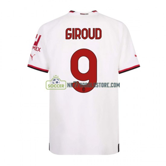 AC Milan Trøje Olivier Giroud 9 Mænd Udebane Fodboldsæt 2022-2023 Kortærmet