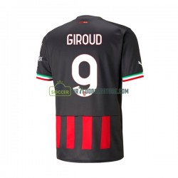 AC Milan Trøje Olivier Giroud 9 Mænd Hjemmebane Fodboldsæt 2022-2023 Kortærmet