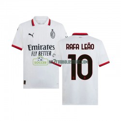 AC Milan Trøje RAFA LEAO 10 Mænd Udebane Fodboldsæt 2024-2025 Kortærmet