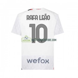 AC Milan Trøje Rafael Leao 10 Mænd Udebane Fodboldsæt 2023-2024 Kortærmet