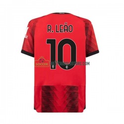 AC Milan Trøje Rafael Leao 10 Mænd Hjemmebane Fodboldsæt 2023-2024 Kortærmet