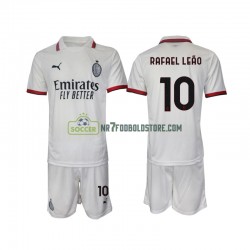AC Milan Trøje Rafael Leao 10 Børn Udebane Fodboldsæt 2024-2025 Kortærmet
