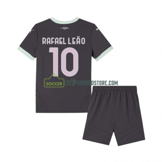 AC Milan Trøje Rafael Leao 10 Børn 3. Valg Fodboldsæt 2024-2025 Kortærmet