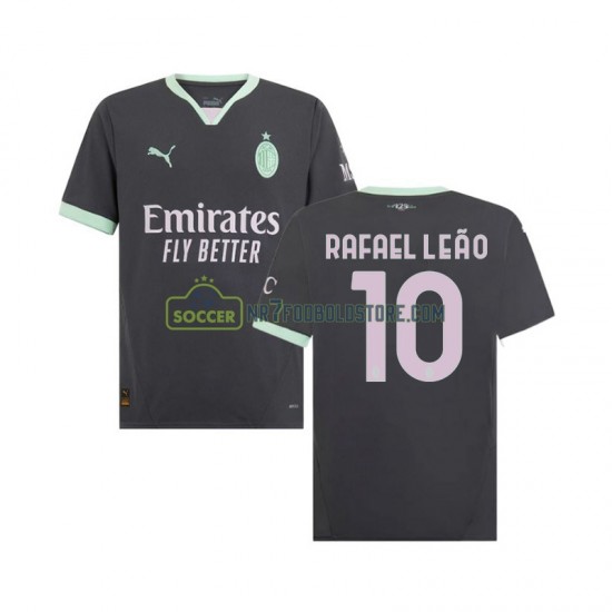 AC Milan Trøje Rafael Leao 10 Mænd 3. Valg Fodboldsæt 2024-2025 Kortærmet