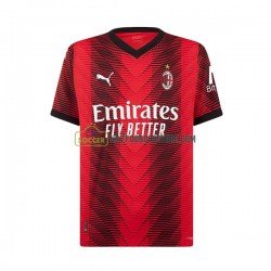 AC Milan Trøje Rafael Leao 17 Børn Hjemmebane Fodboldsæt 2023-2024 Kortærmet