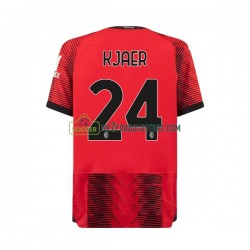 AC Milan Trøje Simon Kjaer 24 Mænd Hjemmebane Fodboldsæt 2023-2024 Kortærmet