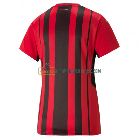 AC Milan Trøje Dame Hjemmebane Fodboldsæt 2021-2022 Kortærmet 
