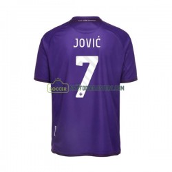 Fiorentina Trøje Jovic 7 Mænd Hjemmebane Fodboldsæt 2022-2023 Kortærmet