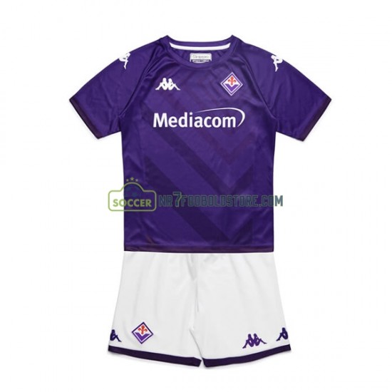 Fiorentina Trøje Børn Hjemmebane Fodboldsæt 2022-2023 Kortærmet