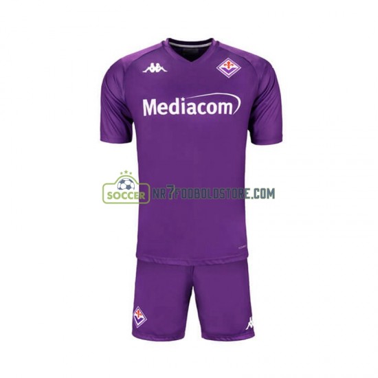 Fiorentina Trøje Børn Hjemmebane Fodboldsæt 2024-2025 Kortærmet