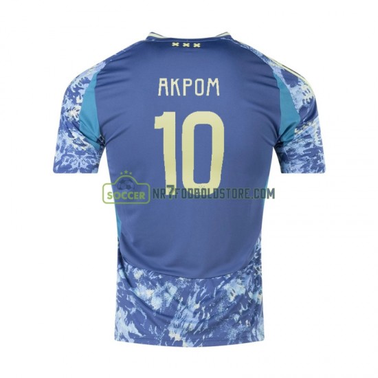 AFC Ajax Trøje Chuba Akpom 10 Mænd Udebane Fodboldsæt 2024-2025 Kortærmet