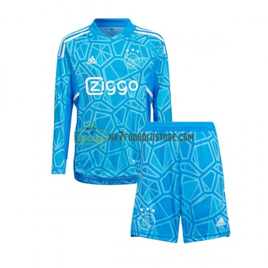 AFC Ajax Trøje Målmand Børn Hjemmebane Fodboldsæt 2022-2023 Langærmet