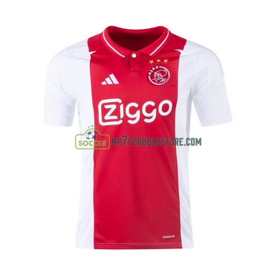 AFC Ajax Trøje Mænd Hjemmebane Fodboldsæt 2024-2025 Kortærmet