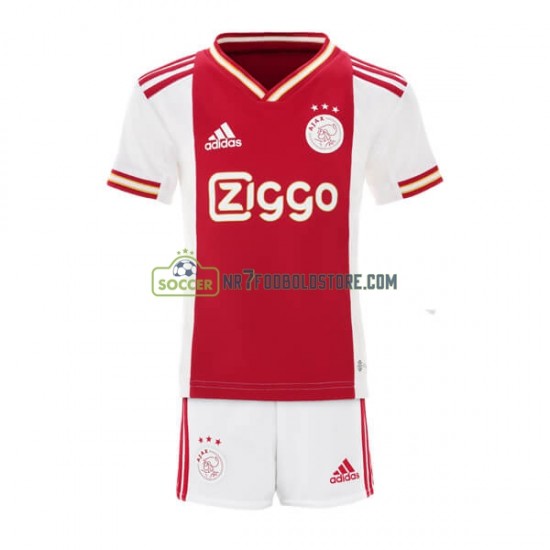 AFC Ajax Trøje Børn Hjemmebane Fodboldsæt 2022-2023 Kortærmet