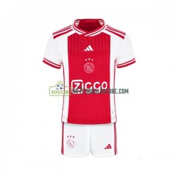 AFC Ajax Trøje Børn Hjemmebane Fodboldsæt 2023-2024 Kortærmet