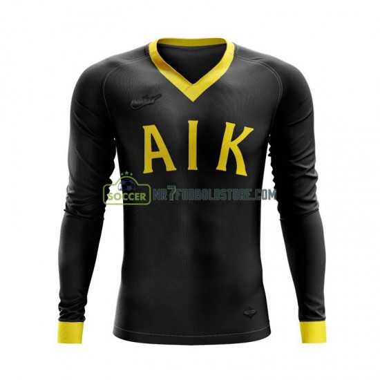AIK Trøje 100 Anniversary Mænd Hjemmebane Fodboldsæt 2024 Langærmet