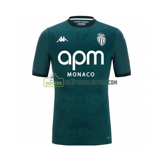 AS Monaco Trøje Mænd Udebane Fodboldsæt 2024-2025 Kortærmet