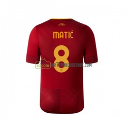 AS Roma Trøje Matic 8 Mænd Hjemmebane Fodboldsæt 2022-2023 Kortærmet
