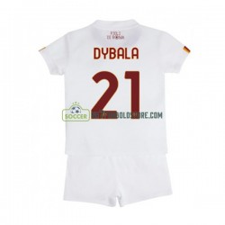 AS Roma Trøje Paulo Dybala 21 Børn Udebane Fodboldsæt 2022-2023 Kortærmet