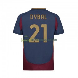 AS Roma Trøje Paulo Dybala 21 Mænd 3. Valg Fodboldsæt 2024-2025 Kortærmet