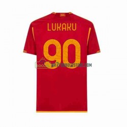 AS Roma Trøje Romelu Lukaku 90 Mænd Hjemmebane Fodboldsæt 2023-2024 Kortærmet